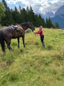 Arianna Bettin e il cavallo